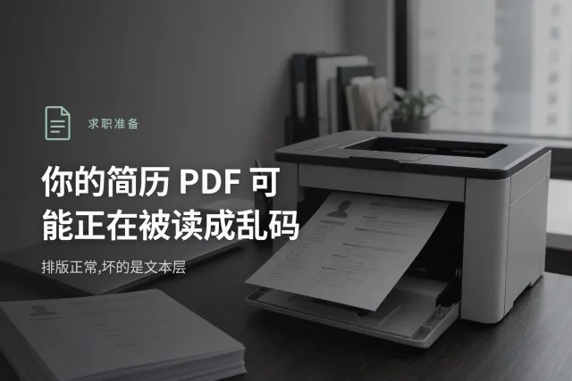 一段文字从连续完整逐行碎裂成孤立色块的抽象示意