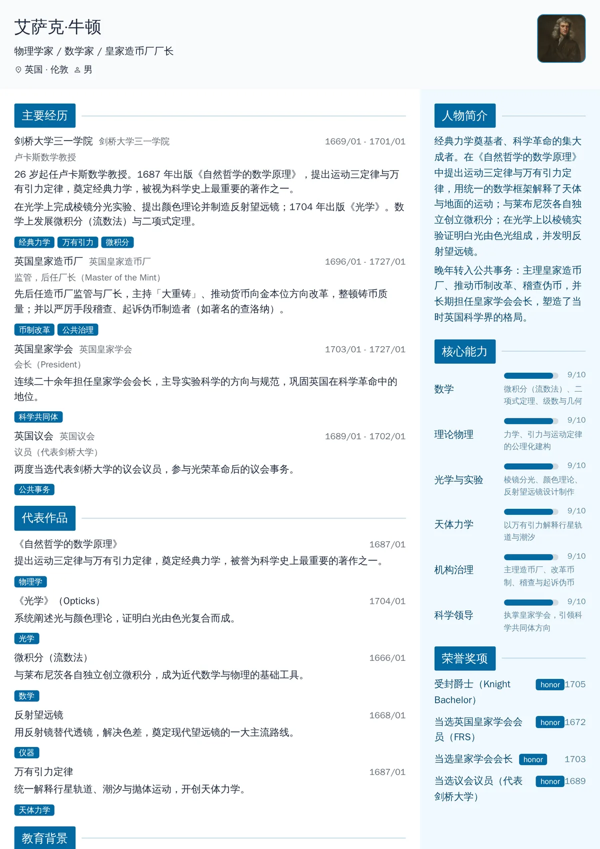 艾萨克·牛顿
